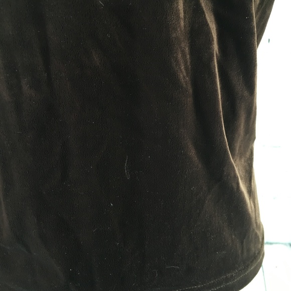 Vintage Henri Bendel Velvet Mock Turtle Neck - Picture 7 of 8